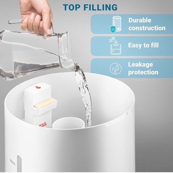 ⭐️HuPro Ultrasonic Air Humidifier Cool Mist Model: Pro-775 - Picture 8 of 13